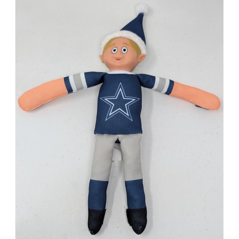 Dallas Cowboys Elf Knee Hugger Forever Collectibles NFL Christmas Decoration